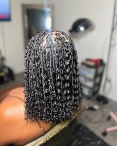 bob bohemian knotless gracedivine braids Austin Texas